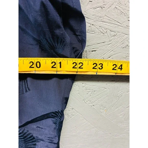 Vero Moda Shirt Dress Women's XL Navy Blue Button Front Casual Summer Mini - Picture 8 of 12